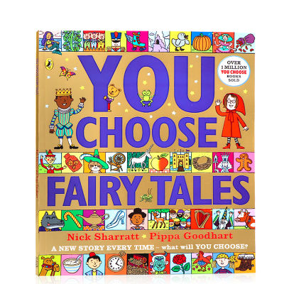 Original English picture book extraordinary imagination Puzzle Book fairy tales you choose fairy tales imagination cultivation famous Nick sharratt paperback open childrens early English Education Enlightenment picture book