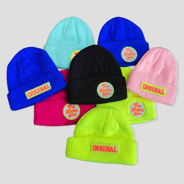 หมวกไหมพรม-original-the-hlpha-loon-cap-hat-หมวกเด็ก-หมวกเบสบอล-หมวกบักเก็ต-หมวกแก๊ป-หมวกฮิปฮอป-hiphop-ลายปัก-มีหลายสี-หมวกแฟชั่น-หมวกเกาหลี-ราคาถูก-พร้อมส่ง