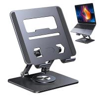 Laptop Stand 360 Degree Rotatable Notebook Holder Aluminum Alloy Stand For Laptops Foldable Portable Laptop Bracket Shelfinder Laptop Stands