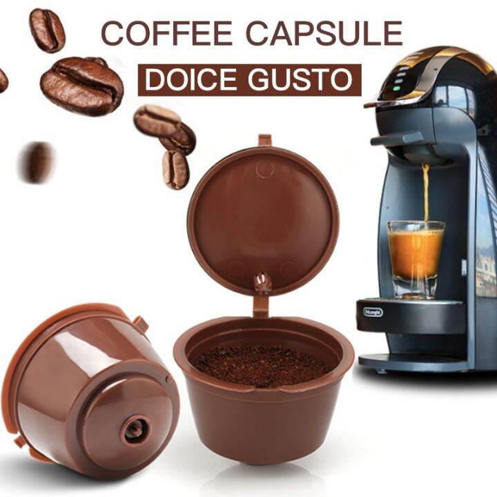 Nespresso 1/2/3PCS Coffee Capsule Nestle Dolce Gusto Capsule Reusable