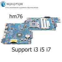 NOKOTION Laptop Motherboard For TOSHIBA Satellite C850 L850 H000038380 H000038370 MAIN BOARD HM76 GMA HD4000 DDR3