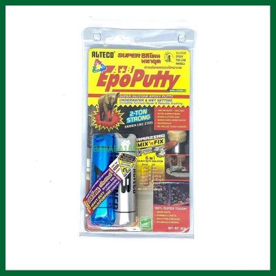 [ส่ง KERRY] EpoPutty Epoxy กาวมหาอุด กาวดินน้ำมัน กาว2ตัน กาวอีพ็อกซี่ A+B ขนาด 100 กรัม ALTECO ส่งทุกวัน เก็บเงินปลายทาง