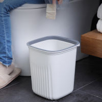 Simple Kitchen Trash Can Household Living Room Creative Garbage Basket No Lid Pressure Ting Toilet Toilet Plastic Paper Basket