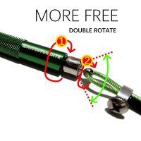 Double rotate more free 2.5mm steel cord jump rope double bearing metal handle speed jump skipping rope multi color