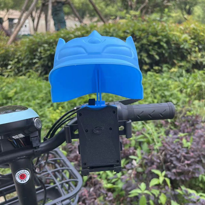 amazing-boxe-ที่วางโทรศัพท์มือถือรถจักรยานยนต์ร่มหมวกกันน็อคขนาดเล็กหมวกกันแดดกันฝนกันแดดจักรยานไฟฟ้าหมวกนำทาง