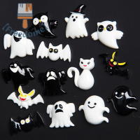 【Freedome】 30x MIX Halloween Resin Charms flatback ฟักทองกาเชส scrapbooking DIY CRAFT