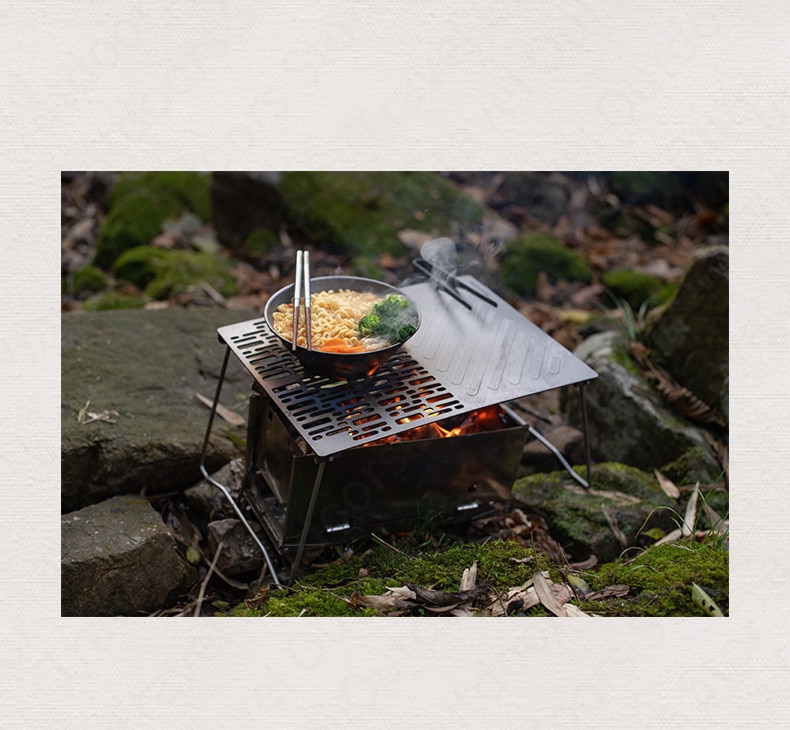 BBQ Grill Pan Titanium Baking Tray Details about   Naturehike Titanium Alloy Camping Fire Grill 