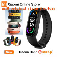 สายรัดข้อมือ Mi Band 6 NFC ของแท้ Miband6,สายรัดข้อมืออัจฉริยะสีสันสดใสวัสดุเป็นมิตรกับผิวระบายอากาศสำหรับนาฬิกา NFC Miband6