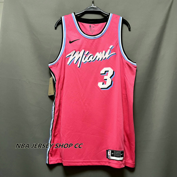 Dwayne Wade Miami Heat Vice City Jersey Pink