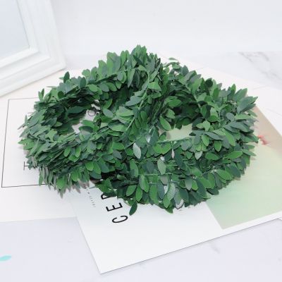 【cw】 100CM/lot Silkleaf fake plastic Iron rattan christmas wreath decor for home wedding diygifts artificial flowers