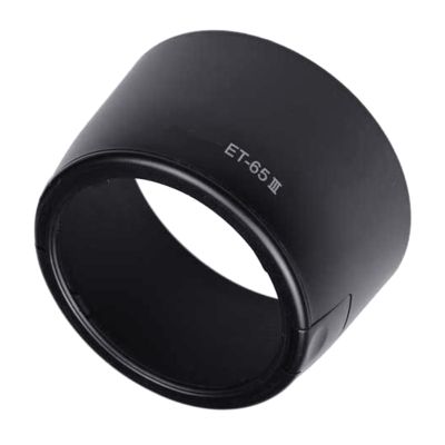 ET-65III Dedicated Lens Hood Sunshade Lens Protector Compatible with EF 85mm F/1.8 USM EF 100mm F/2.0