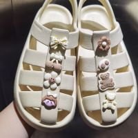 【Cute Deco】Cute Cartoon Animals (9 Types) Green / Purple / Dark Blue Charm Button Deco/ Cute Jibbitz Croc Shoes Diy / Charm Resin Material for DIY