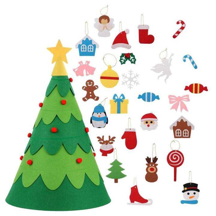 diy-felt-christmas-tree-3d-lighted-felt-christmas-tree-set-for-toddlers-with-handmade-accessories-and-led-string-light-christmas-new-year-decorations-gift-for-party-suppliers-and-children-workable