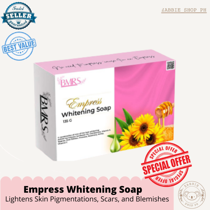 ORIGINAL BMRS Empress Whitening Soap 135g Lightens Skin Pigmentations