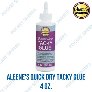 Aleene's Quick Dry Tacky Glue, 4 FL OZ - 3 Pack, Multi 4 FL OZ - 3 Pack Glue