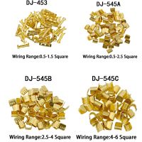 【YF】✓✉  100Pcs U Terminals Non-Insulated Car And Motorcycle Cable Wire Butt Splice Crimp Connectors DJ454A/B/C 453 452