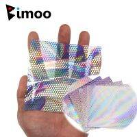 hot！【DT】 Bimoo 6pcs 4pcs Holographic Scale Sticker Film Fly Tying Flash Jig Squid Material