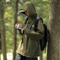 ASRV เสื้อคลุมแจ๊กเก็ตแขนยาวมาตรฐานใหม่มีฮู้ด