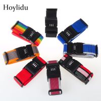 【YD】 1 Pcs Luggage Straps Password Lock Anti-theft Design Adjustable Packing Accessories Suitcase Bundling Belts