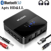 ตัวรับส่งสัญญาณเสียง Bluetooth 5.0 AptX HD LL เวลาแฝงต่ํา CSR8675 อะแดปเตอร์ไร้สาย RCA SPDIF แจ็ค Aux 3.5 มม. สําหรับทีวีพีซี รถ