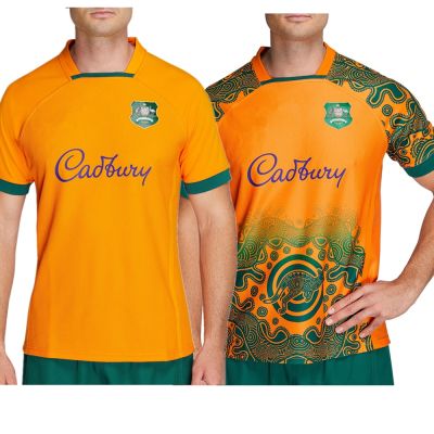 High quality 2022 2023 WALLABIES INDIGENOUS Home Away Rugby Jersey Best Quality Rugby Shirt Jerseys Big Size 5Xl
