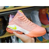 AU HOT 【Original】 ΝΙΚΕ Lebr0n 19 Low Mens Pink Orange Purple Fashion รองเท้าบาสเก็ตบอล {Limited Time Offer}