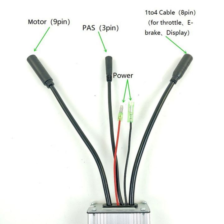 ข้อต่อตัวควบคุม-kt-กันน้ำคลังสินค้าพร้อมเชื่อมต่อ-dc36v-48v-ebik-จักรยาน