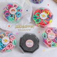 [COD] Candy-colored hair adult rubber band womens circle head is sweet and does hurt Korean version of high-end leather tide