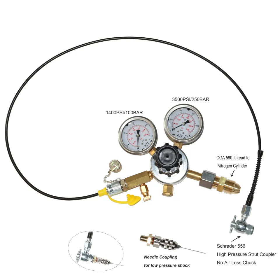 2okk S3 Nitrogen gas charging kit for shock,Regulator Air Chuck