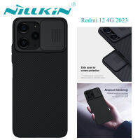 Nillkin สำหรับ Xiaomi Redmi 12 5G 4G เคสป้องกันกล้องเลื่อน Camshield ฝาหลังเคส Redmi12