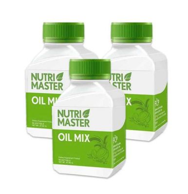 Nutri MASTER Oil Mix นูทรีมาสเตอร์  ออยมิกซ์ น้ำมันสกัดเย็นจากสมุนไพร 6 ชนิด1กระปุกมี 30 เม็ด