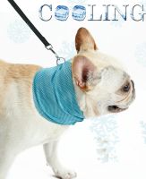 pet dog cooling collar summer breathable ice towel pet cooling scarf for small dogs cat Cooling Neck Wrap Dog Collar