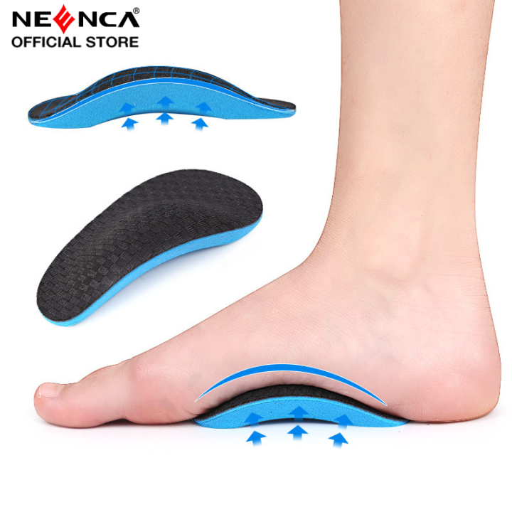NEENCA EVA Flat Feet Arch Support Orthopedic Insoles Pads for Shoes Men