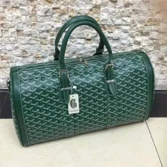 Goyard tote bag Elegant DE leather large teeth goya Goyard single shopping  tottenham canvas shoulder bag portable mummy bag