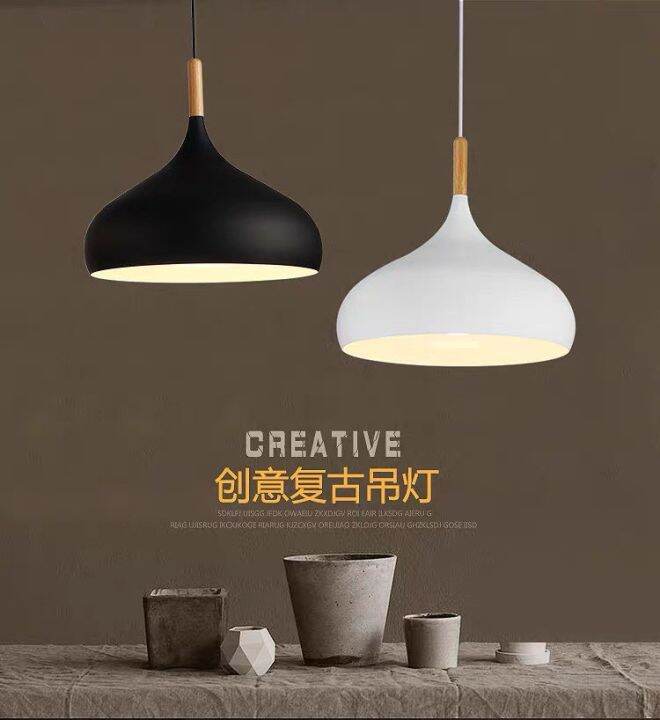 Modern Lamp Hanging Light Pendant Light Ikea Hanging Light Black/White