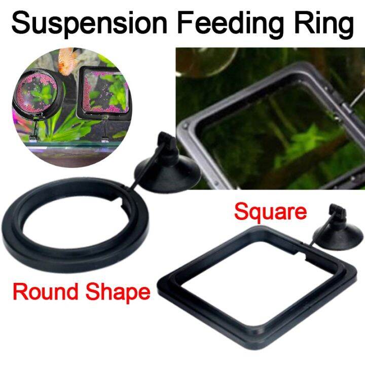 Aquarium Fish Tank FixedPoint Suspension Feeding Ring Goldfish