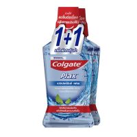 *Free Shipping* COLGATE Plax Mouthwash Peppermint Fresh 750ml. TWIN PACK *ส่งฟรี* คอลเกต พลักซ์ น้ำยาบ้วนปาก เปปเปอร์มินท์ เฟรช 750 มล.แพ็คคู่