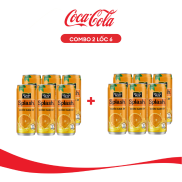 COMBO 2 LỐC 6 Lốc 6 Lon Minute Maid Splash 320ml Lon