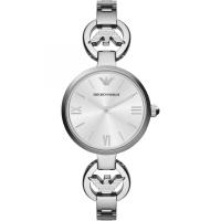 นาฬิกาผู้หญิง EMPORIO ARMANI Gianni T-Bar Silver Dial Ladies Watch AR1772 สายนาฬิกาสแตนเลส ตัวเรือนส