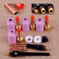 hkↂ卍⊙  LETAOSK 17pcs Collets Gas Insulator Back Cup Nozzles for WP17 26 TIG Welding Torch