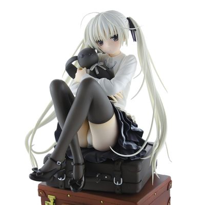 9CM Anime Cute Figure Kasugano Sora Where We Are Least Alone Sitting And Hugging The Rabbit Model Dolls Toy Gift Collect PVC