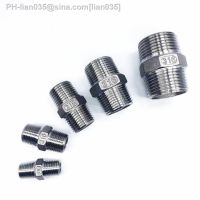 1/4 quot; 3/8 quot; 1/2 quot; 3/4 quot; 1 quot; 1-1/4 quot; 1-1/2 quot; BSP Male Threaded 316 Stainless Steel Pipe Fitting Hex Nipple Connector Coupler