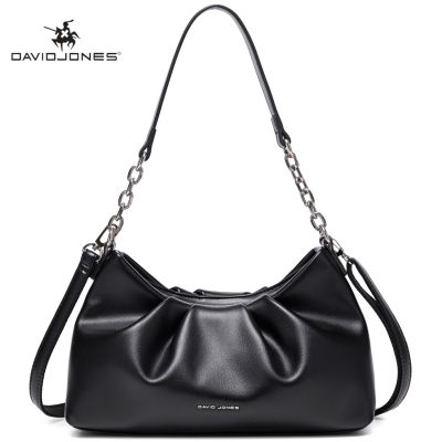 [COD]David Jones Paris Tote Bag Women Sling Bag Ladies Handbag nded Shopping Bag Leather Shoulder Bag 2022