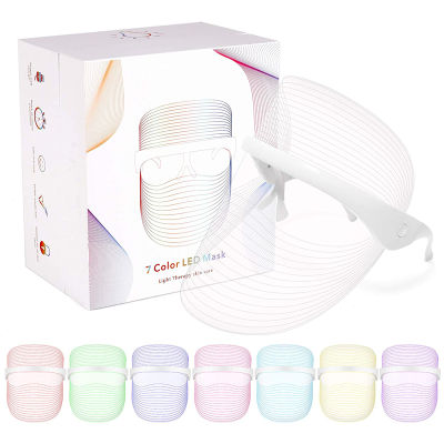 7 Colors Light LED Face Skin Rejuvenation LED Phototpy Anti Acne Wrinkle Removal Skin Care Facial Beauty