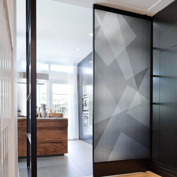 Modern Geometric AntiPeeping Frosted Electrostatic Glass Film Company