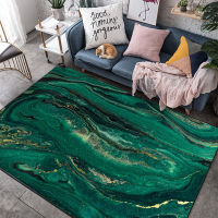 2021Modern Vivid Green Abstract Pattern Printed Carpet European Style Soft Carpets For Living Room Anti-slip Rug Floor Mat Doormat