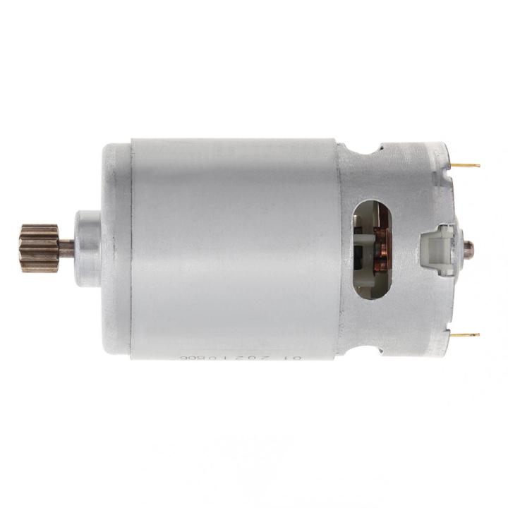 12-ฟันมอเตอร์-dc-rs550-10-8-25v-21500-29000รอบต่อนาทีสำหรับสว่านไฟฟ้า-ไขควงที่มีสองความเร็ว