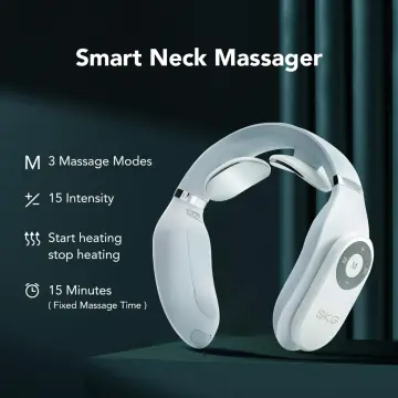 SKG 4356E-Neck Massager-White-Smart Cervical Shoulder Massager 