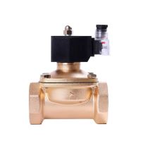 2 Inch Solenoid Valve IP65 Waterproof Normally Closed Brass DN50 Solenoid Valve With LED Power Indicator Valves