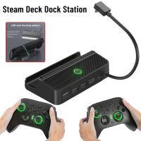 Steam Deck Dock Station Video Converter แท่นชาร์จ4K ฐานขยายการฉายภาพที่รองรับ HDMI สำหรับ Steam Deck Console